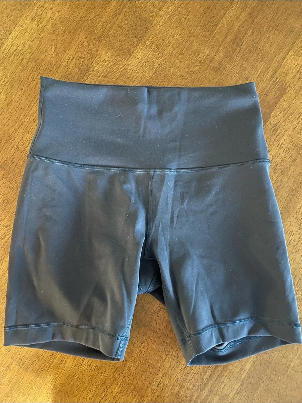 lululemon athletica Navy High-Rise 6 inch Bike Shorts